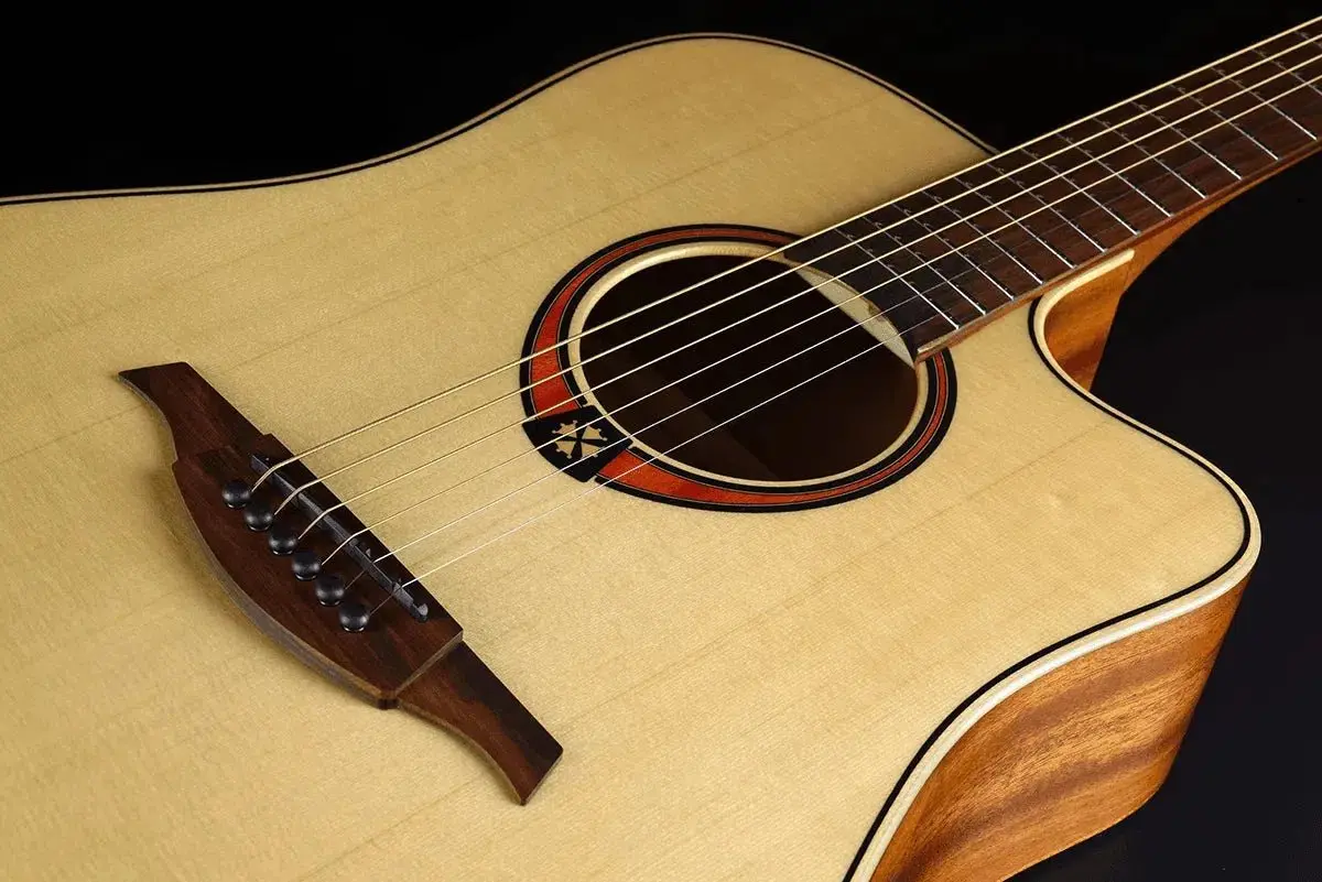 LAG TRAMONTANE 88 T88DCE DREADNOUGHT CUTAWAY ELECTRO - Image 8