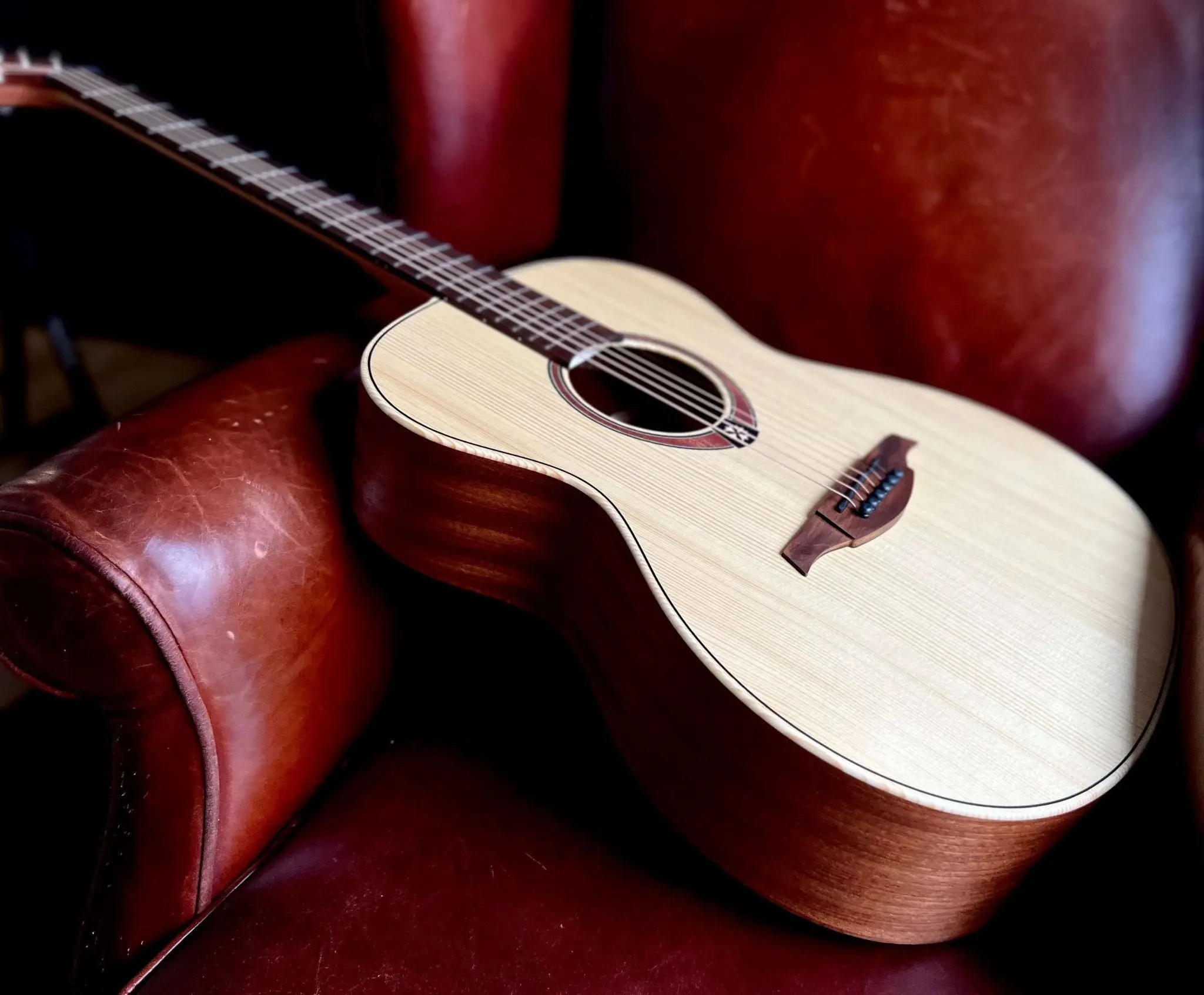 LAG T70A Auditorium Acoustic Guitar. The Best £200 Acoustic Guitar, Set Up To Perfection In Our Workshop - Image 15