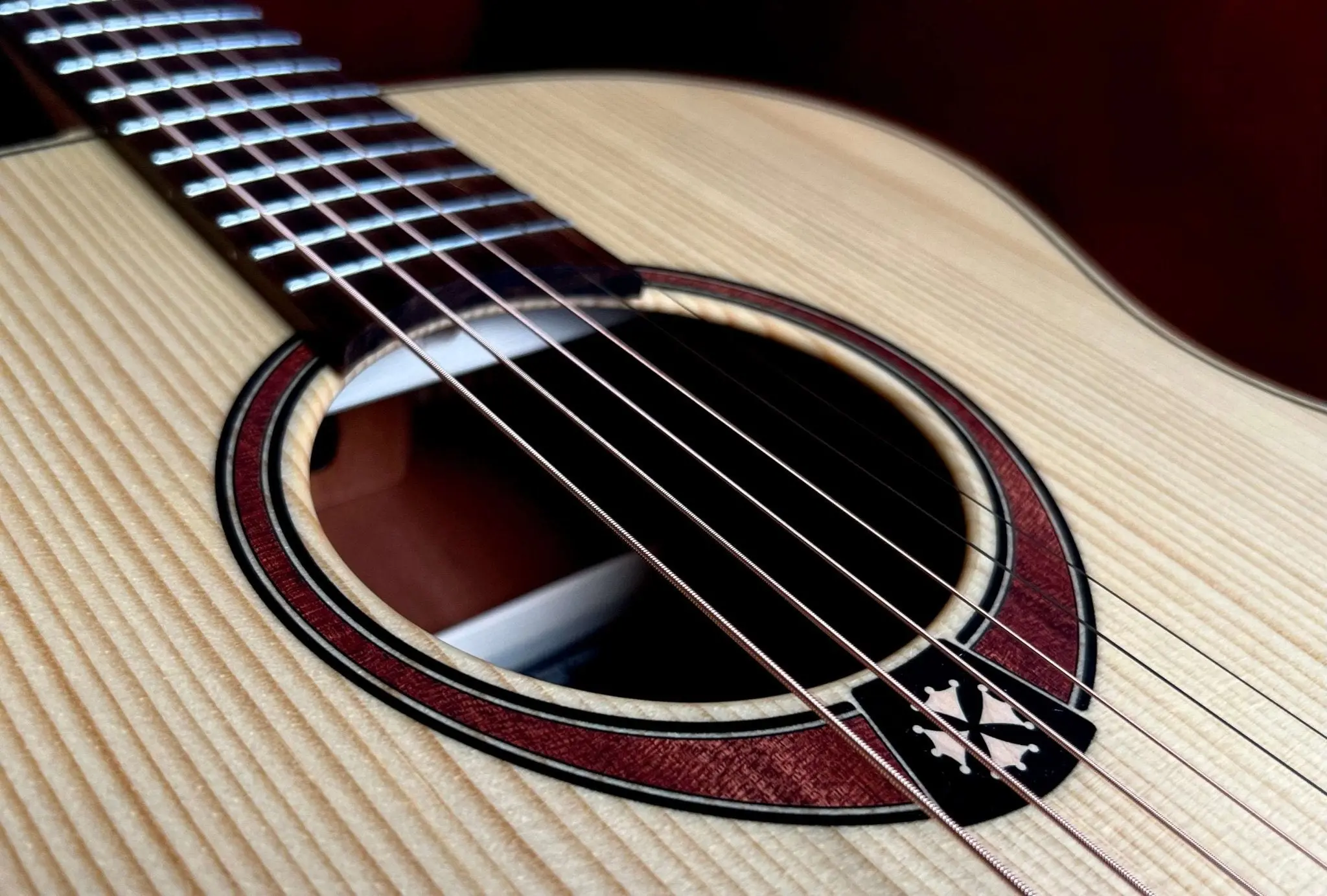 LAG T70A Auditorium Acoustic Guitar. The Best £200 Acoustic Guitar, Set Up To Perfection In Our Workshop - Image 6