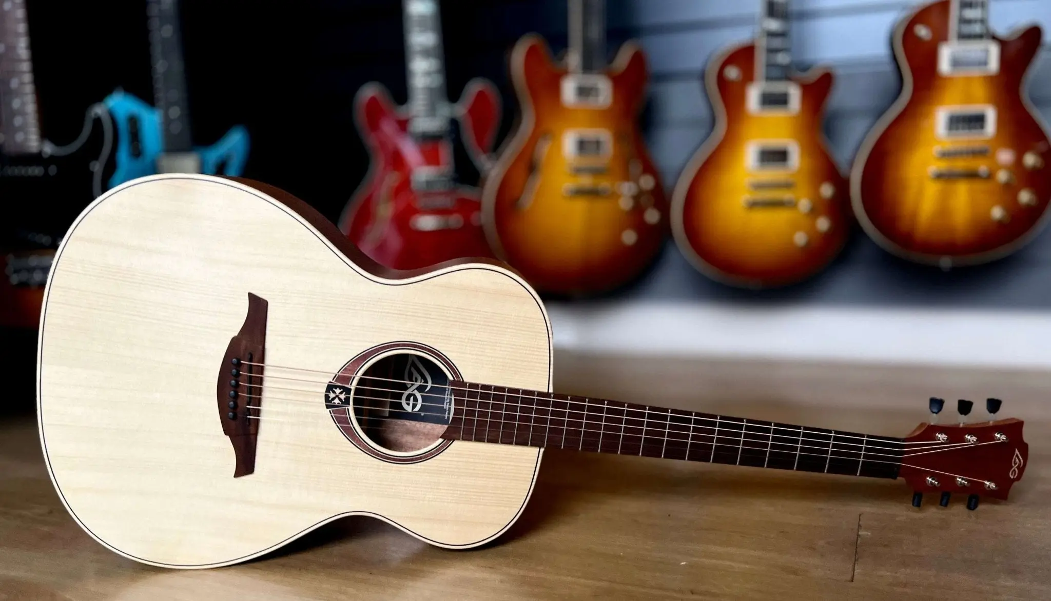 LAG T70A Auditorium Acoustic Guitar. The Best £200 Acoustic Guitar, Set Up To Perfection In Our Workshop - Image 7