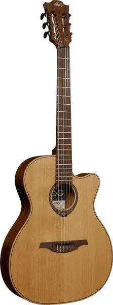LAG TRAMONTANE TN170ASCE COUNTRY AUDITORIUM SLIM CUTAWAY Nylon Electro - Image 19