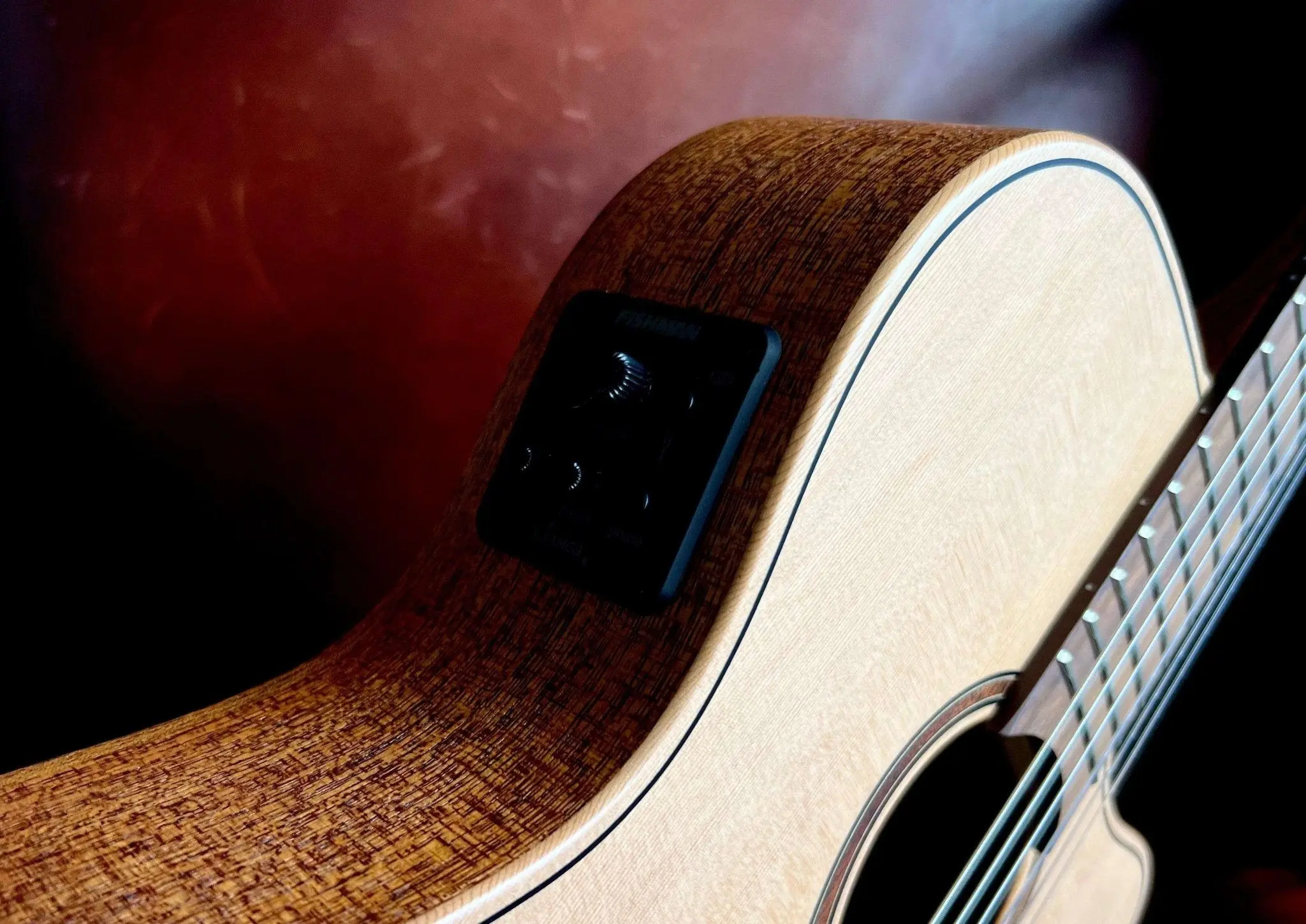 LAG TRAMONTANE TN170ASCE COUNTRY AUDITORIUM SLIM CUTAWAY Nylon Electro - Image 9