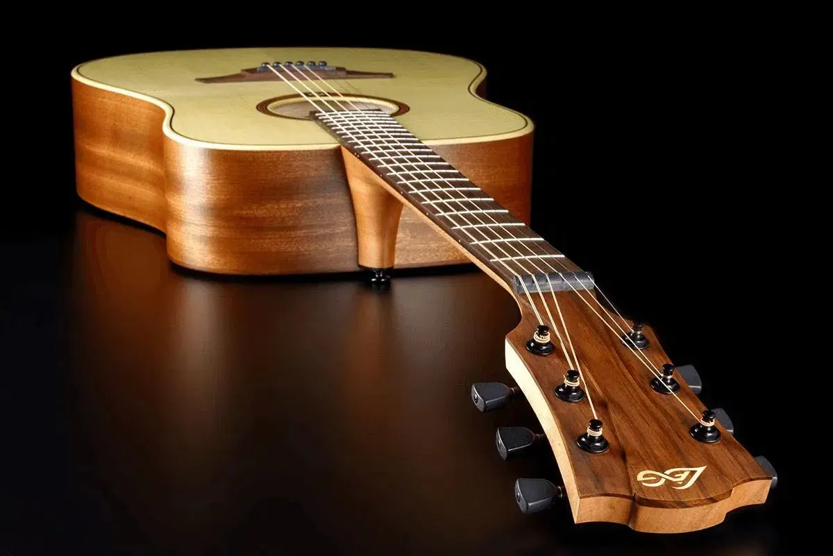 LAG TRAMONTANETL70D Left Handed DREADNOUGHT Acoustic Guitar - Image 6