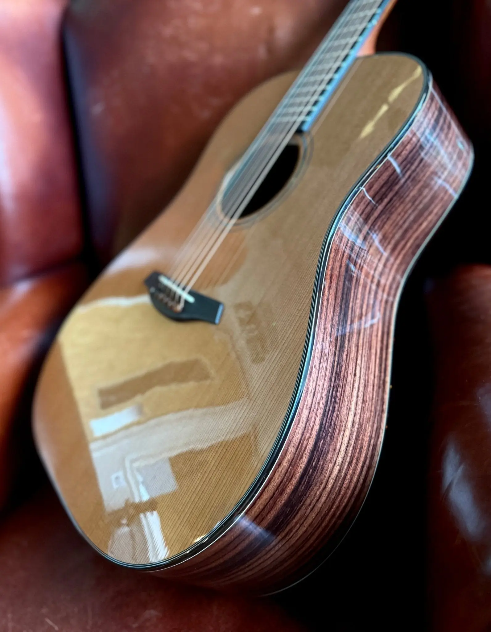 Furch Yellow D-CR Dreadnought Acoustic Guitar (With Option Of Original 23CR Inlays - A Worldwde No Cost Exclusive) (2026 CNR Active Upgrade Model) Left Handed - Image 10