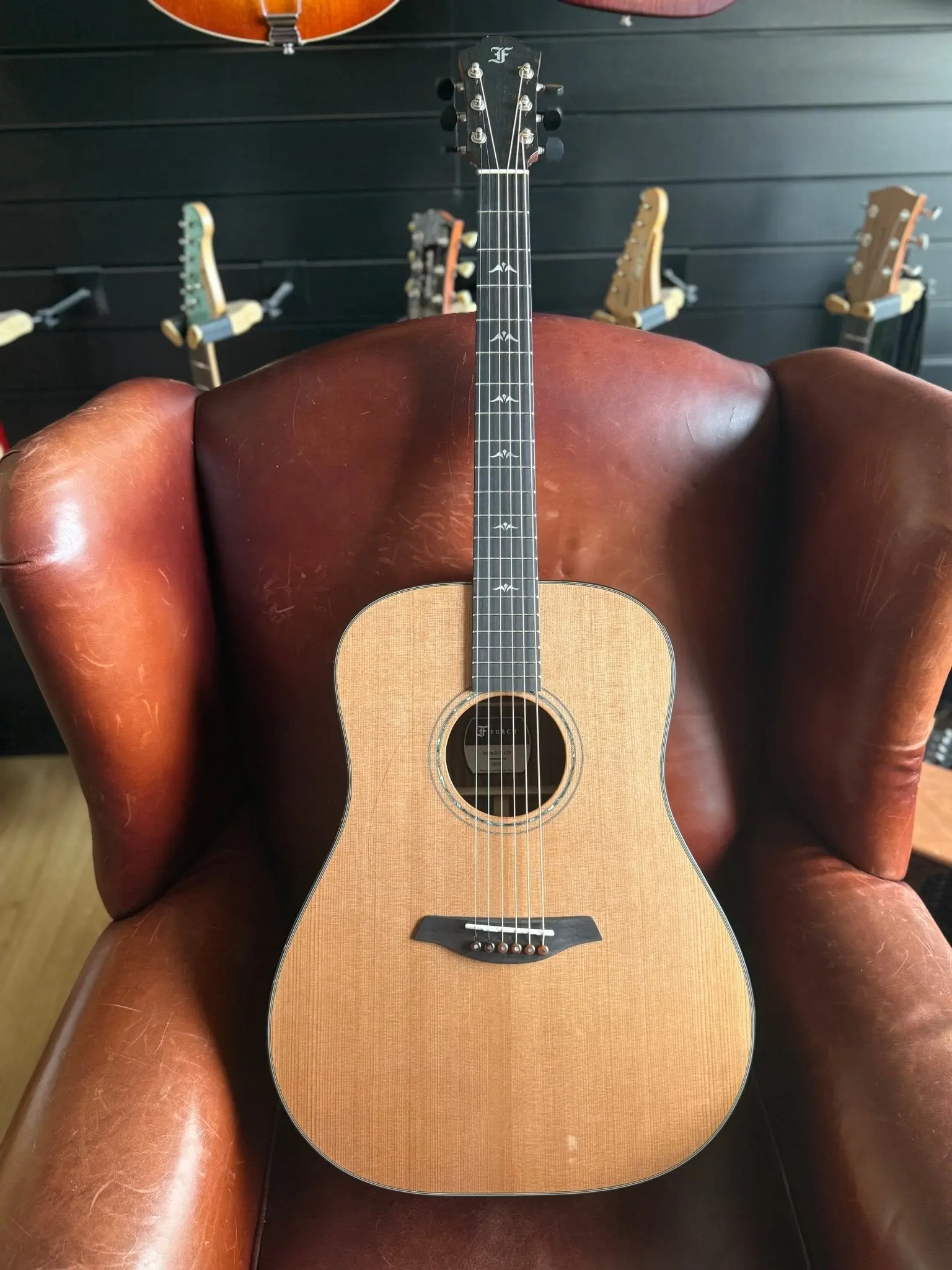 Furch Yellow D-CR Dreadnought Acoustic Guitar (With Option Of Original 23CR Inlays - A Worldwde No Cost Exclusive) (2026 CNR Active Upgrade Model) Left Handed - Image 12