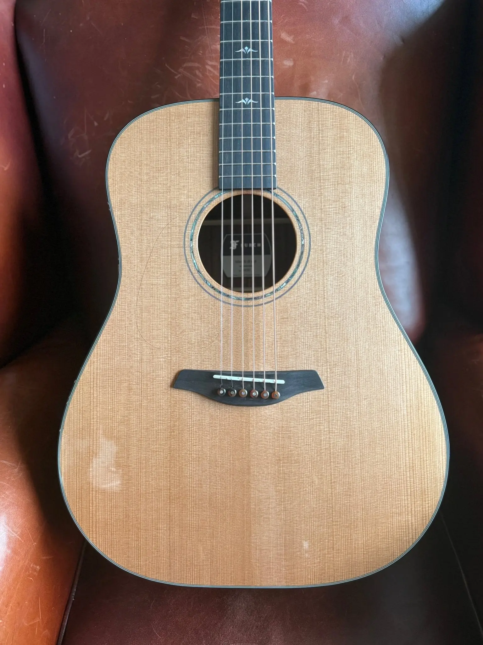 Furch Yellow D-CR Dreadnought Acoustic Guitar (With Option Of Original 23CR Inlays - A Worldwde No Cost Exclusive) (2026 CNR Active Upgrade Model) Left Handed - Image 15