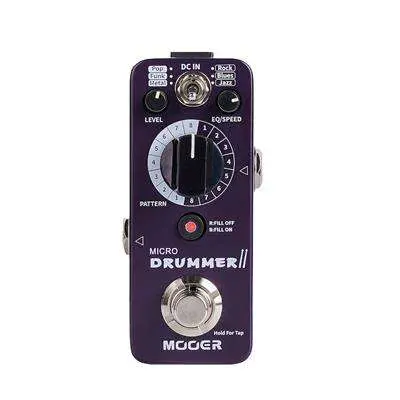 MOOER MICRO DRUMMER II DRUM MACHINE PEDAL - Image 2