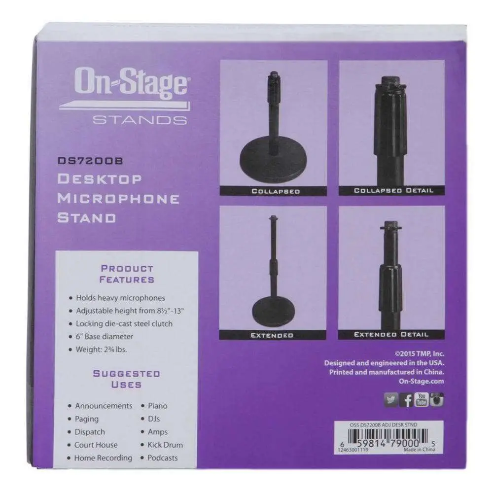 On-Stage Desktop Microphone Stand - Image 7