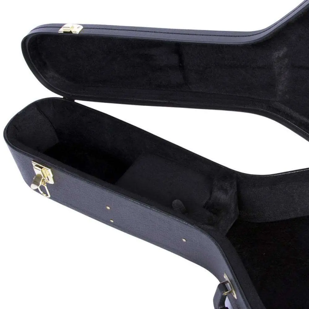 On Stage Hardshell Dreadnought Guitar Case ~ Black - Image 2