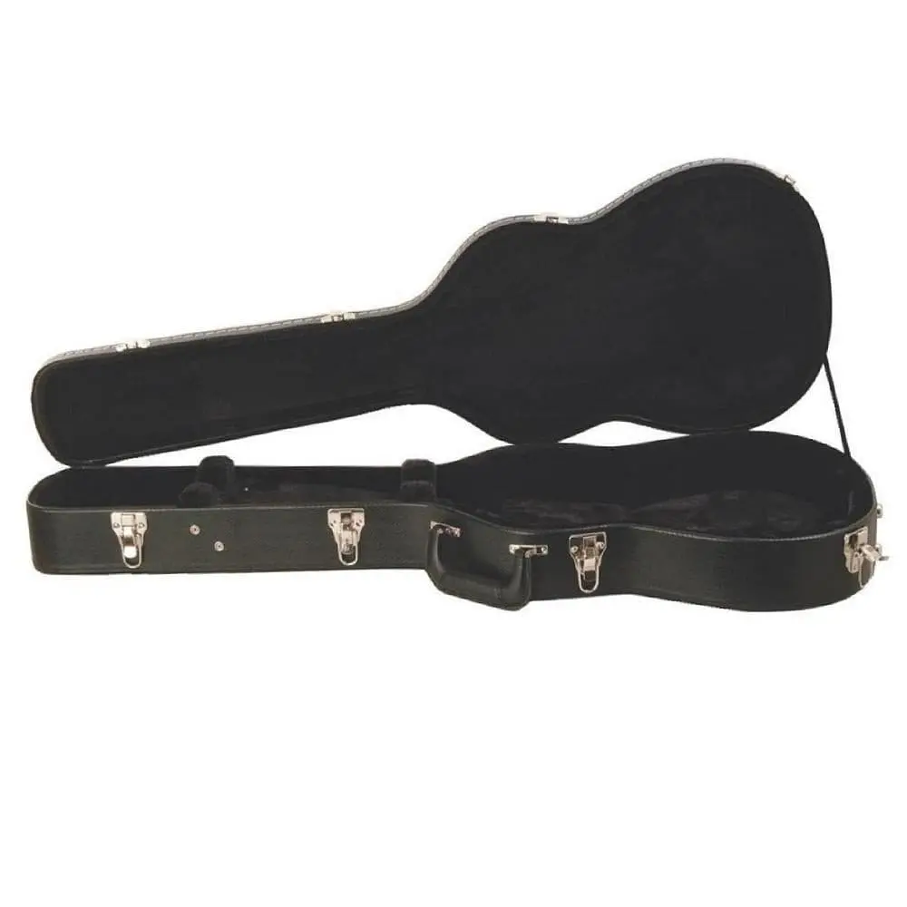 On Stage Hardshell Guitar Case ~ Double C/A Electric ~ Black - Image 2