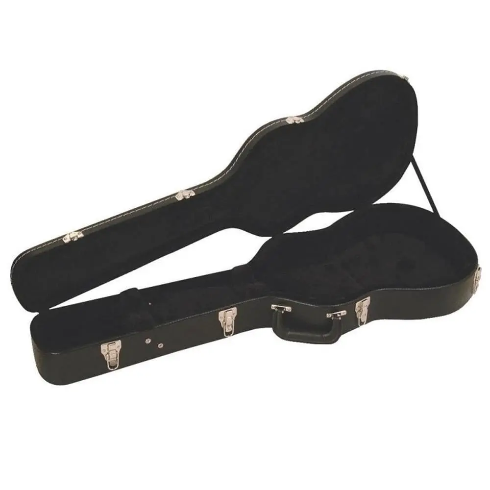On Stage Hardshell Guitar Case ~ Double C/A Electric ~ Black - Image 3