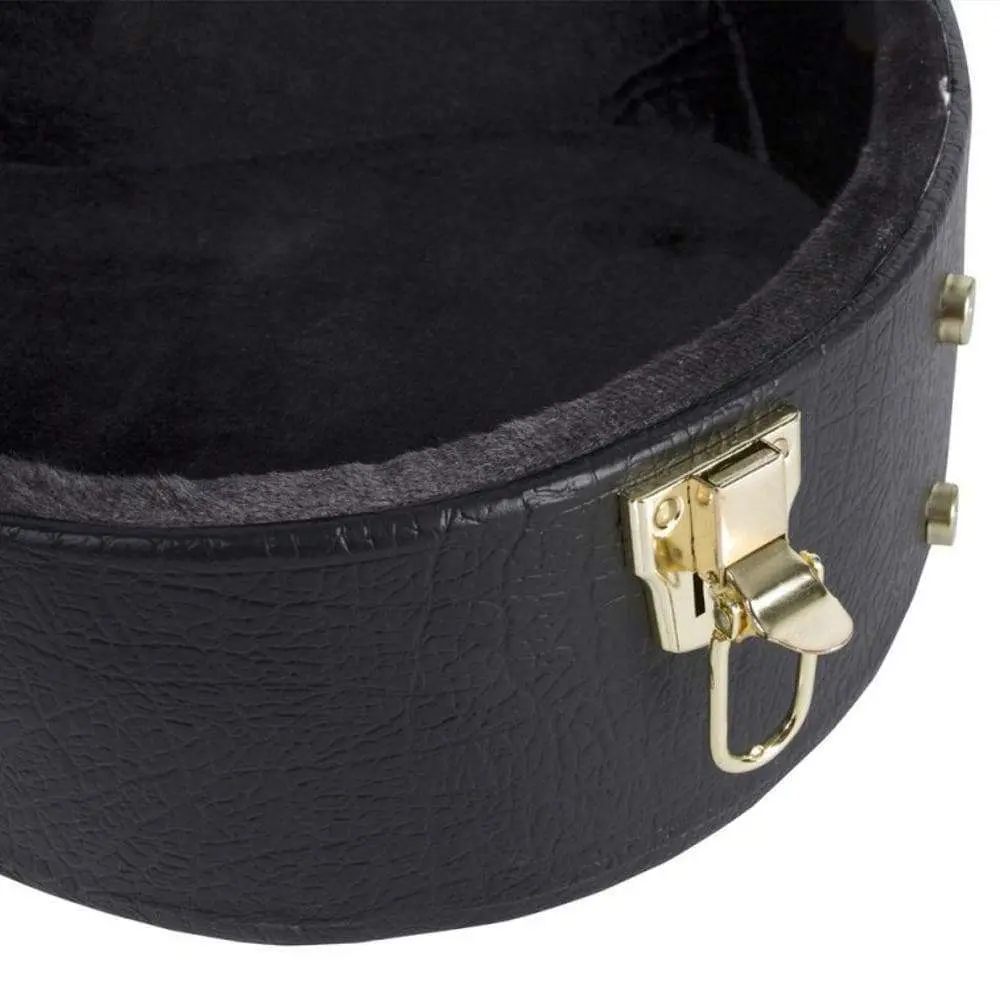 On Stage Hardshell Jumbo Guitar Case ~ Black - Image 4