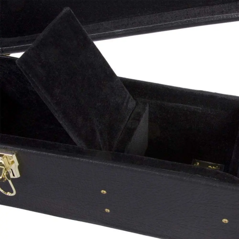 On Stage Hardshell Semi Acoustic Guitar Case ~ Black - Image 3