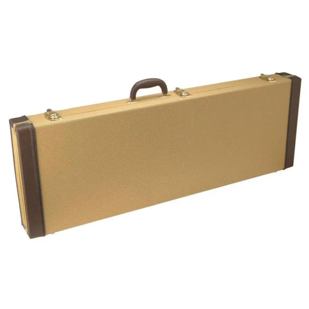 On Stage Oblong Hardshell Electric Guitar Case ~ Tweed - Image 2