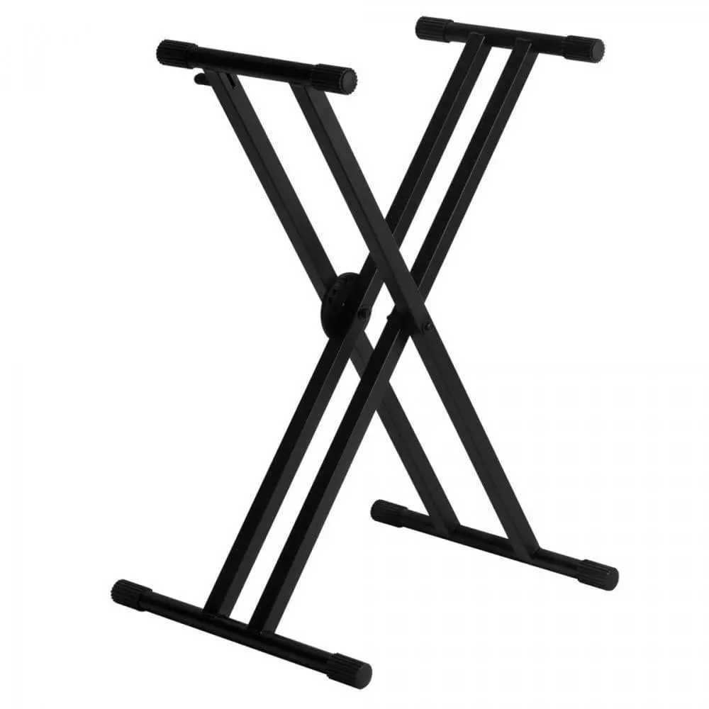 On-Stage Pro Heavy-Duty Double-X Ergo-Lok Keyboard Stand - Image 2