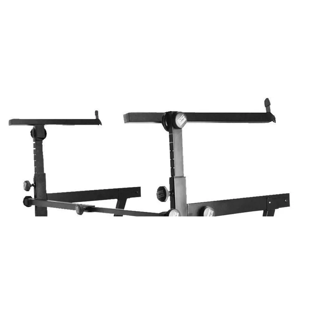 On-Stage Pro Heavy-Duty Folding-Z Keyboard Stand w/2nd Tier - Image 3