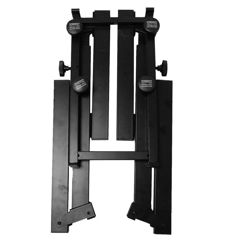 On-Stage Pro Heavy-Duty Folding-Z Keyboard Stand w/2nd Tier - Image 6