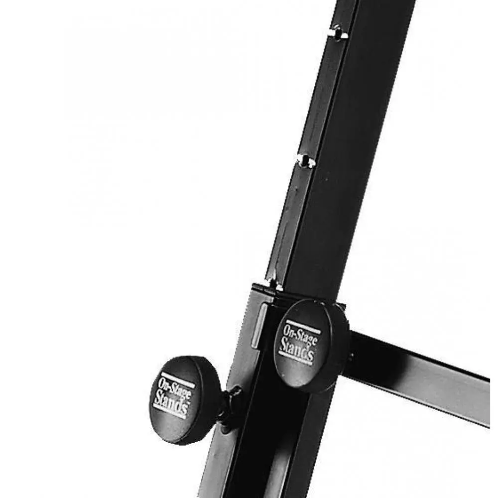 On-Stage Pro Heavy-Duty Folding-Z Keyboard Stand w/2nd Tier - Image 7