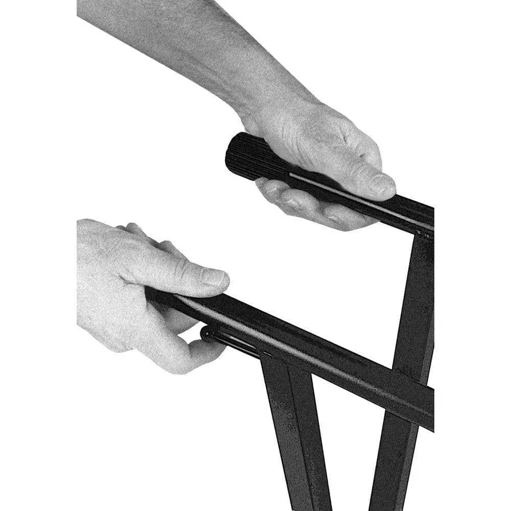 On-Stage Pro Heavy-Duty Single-X Ergo-Lok Keyboard Stand - Image 5
