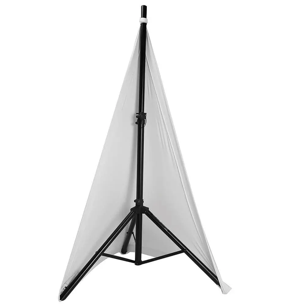 On-Stage Speaker/Lighting Stand Skirt - White - Image 2