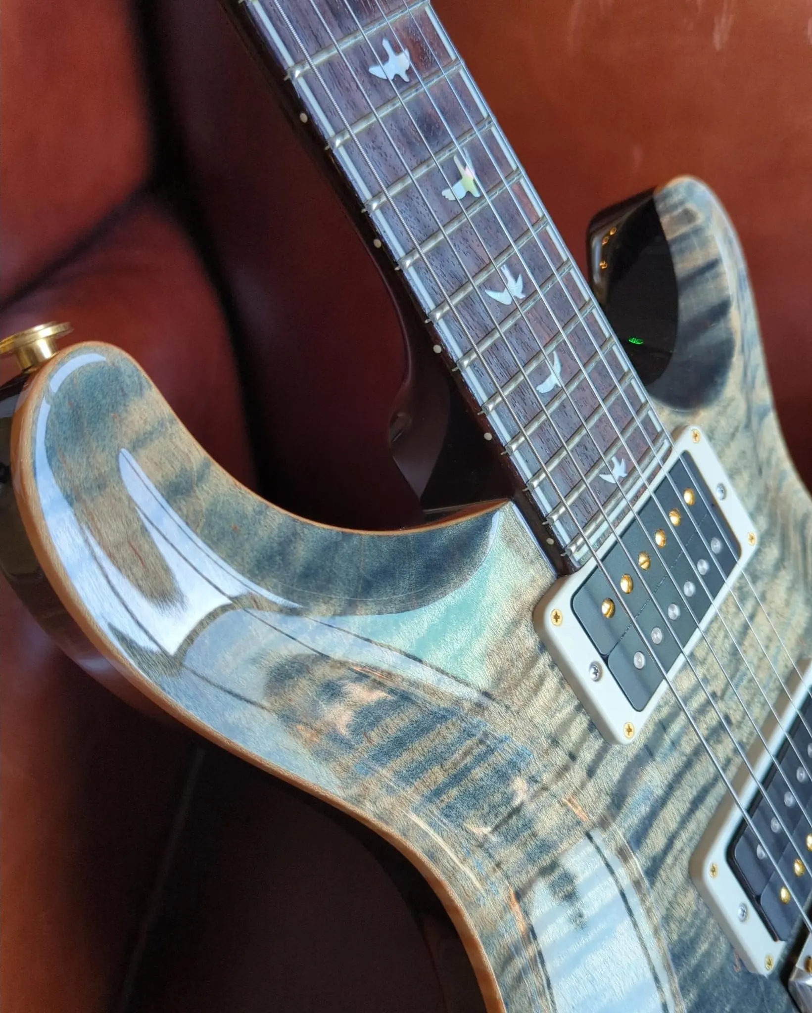 PRS 30th anniversary custom 24 Faded Whale Blue (Used) - Image 3