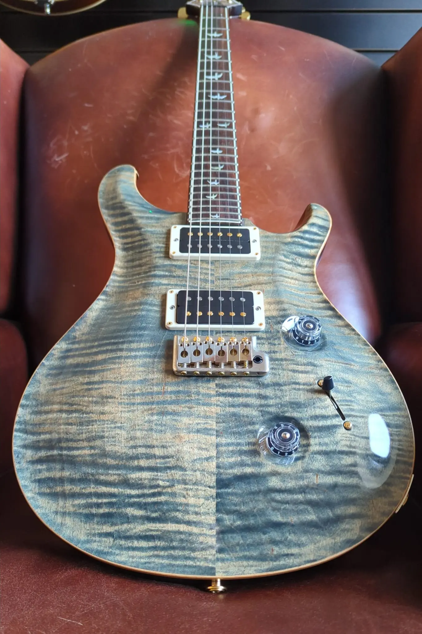 PRS 30th anniversary custom 24 Faded Whale Blue (Used) - Image 6