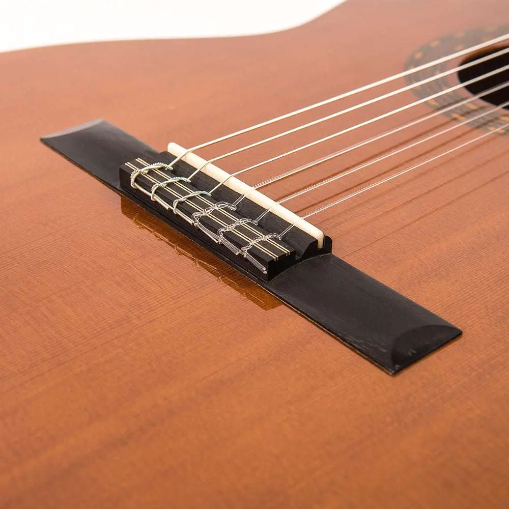 Santos Martinez Allegro Cutaway Electro-Classic Guitar ~ Natural High Gloss - Image 12