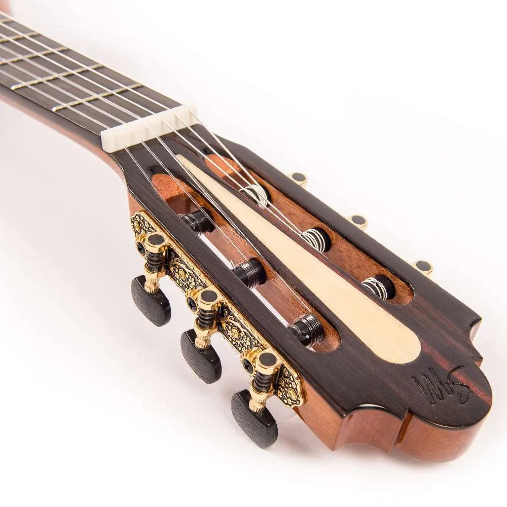 Santos Martinez Allegro Cutaway Electro-Classic Guitar ~ Natural High Gloss - Image 6