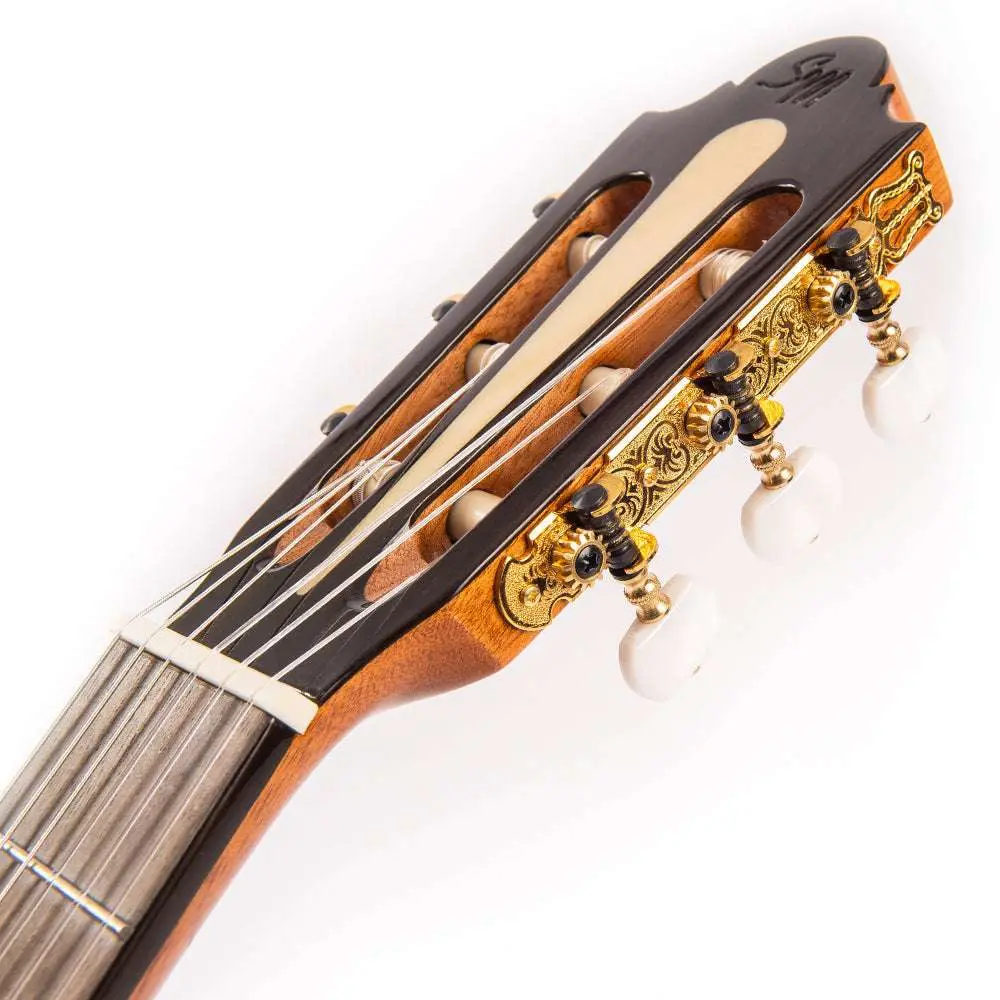 Santos Martinez Preludio Cutaway Electro-Classic Guitar ~ Natural High Gloss - Image 7