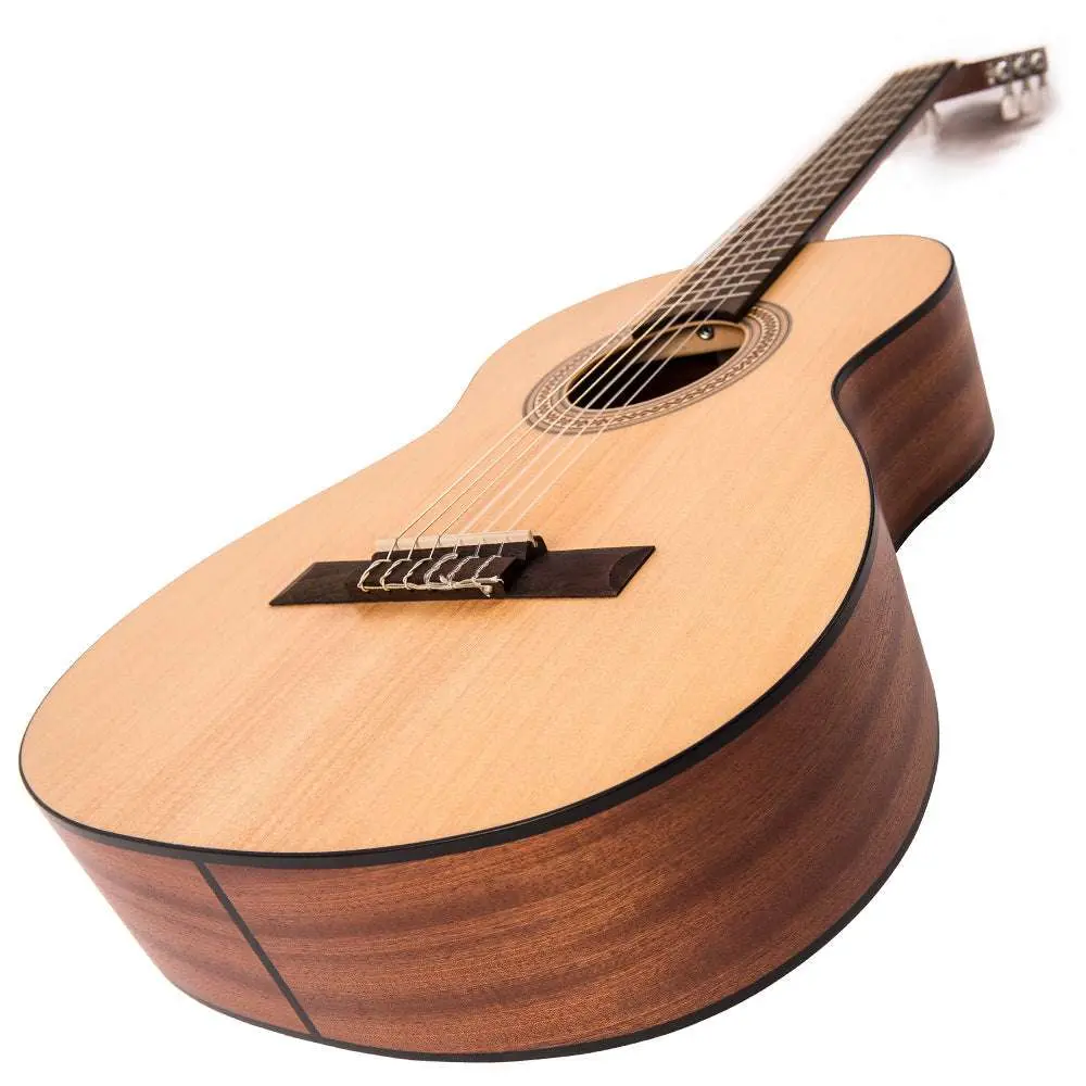 Santos Martinez Principante 3/4 Size Classic Guitar ~ Natural Open Pore - Image 5