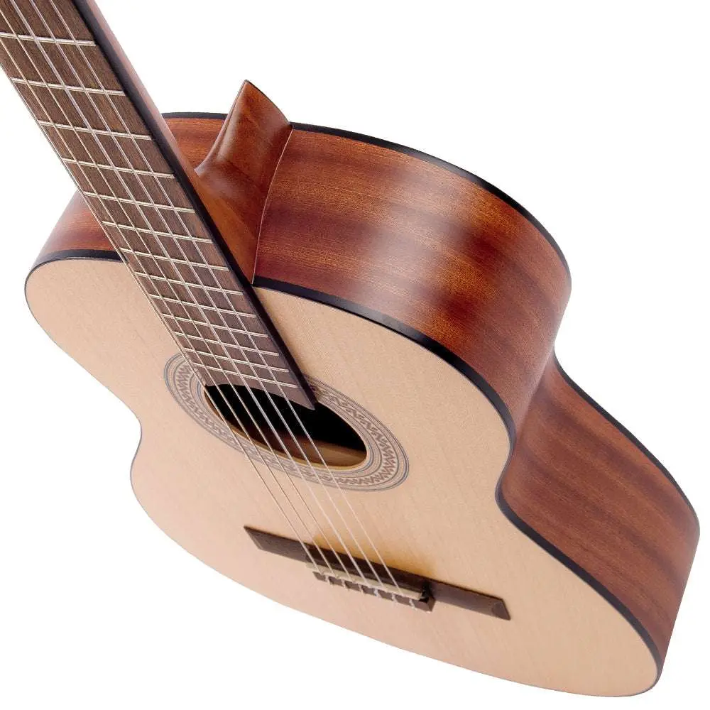 Santos Martinez Principante 3/4 Size Classic Guitar ~ Natural Open Pore - Image 7