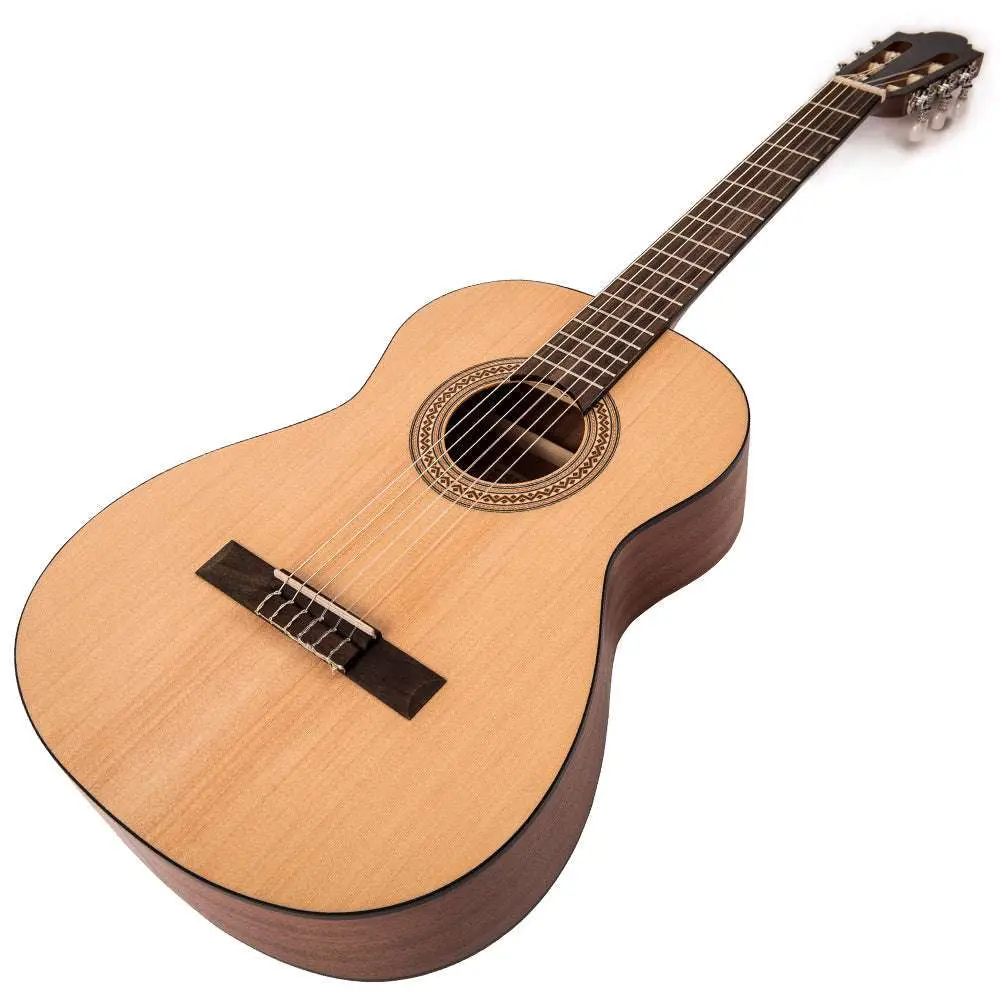 Santos Martinez Principante 3/4 Size Classic Guitar ~ Natural Open Pore - Image 8