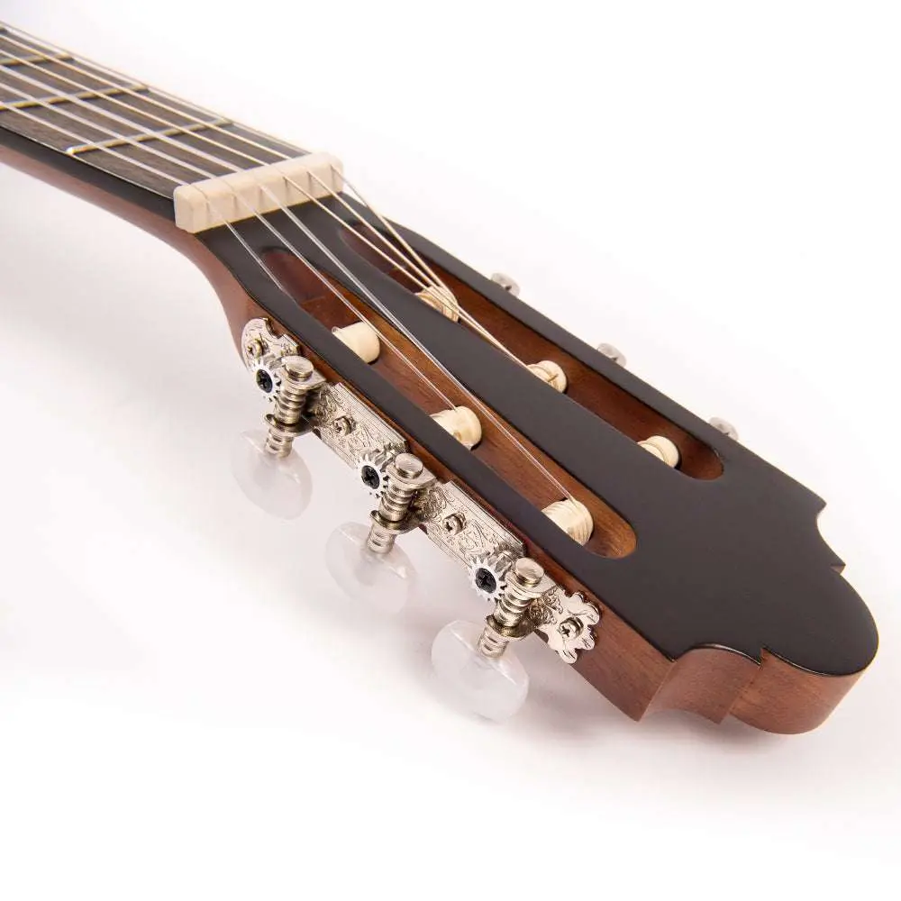 Santos Martinez Principante 4/4 Size Classic Guitar ~ Natural Open Pore - Image 8