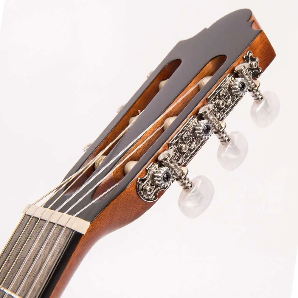 Santos Martinez Principante 4/4 Size Classic Guitar ~ Natural Open Pore - Image 9