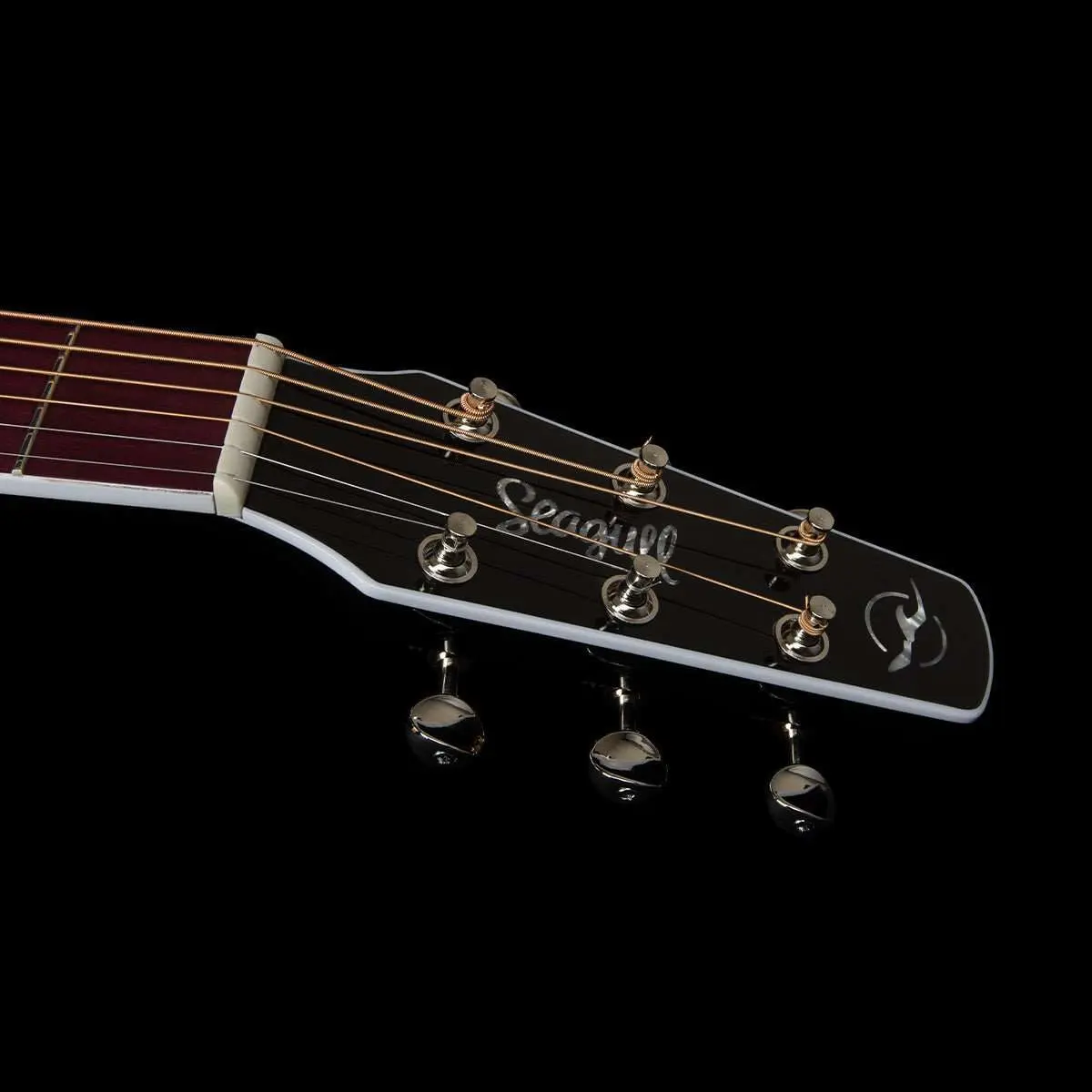Seagull Artist LTD Electro-Acoustic Guitar ~ Tuxedo Black Anthem with Bag - Image 10