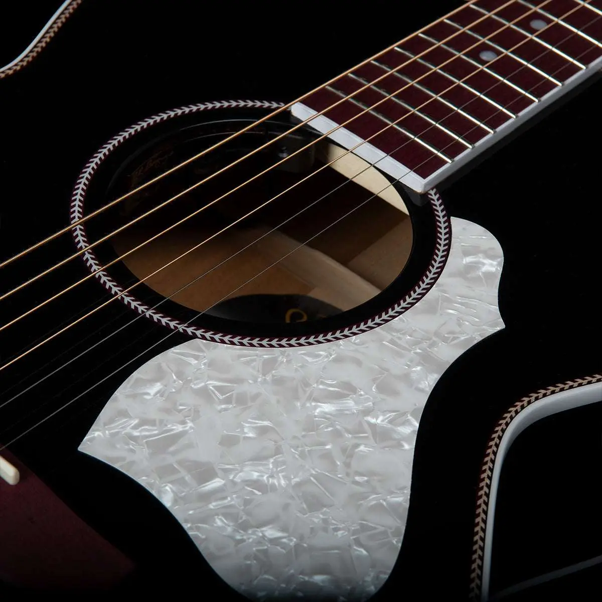 Seagull Artist LTD Electro-Acoustic Guitar ~ Tuxedo Black Anthem with Bag - Image 14
