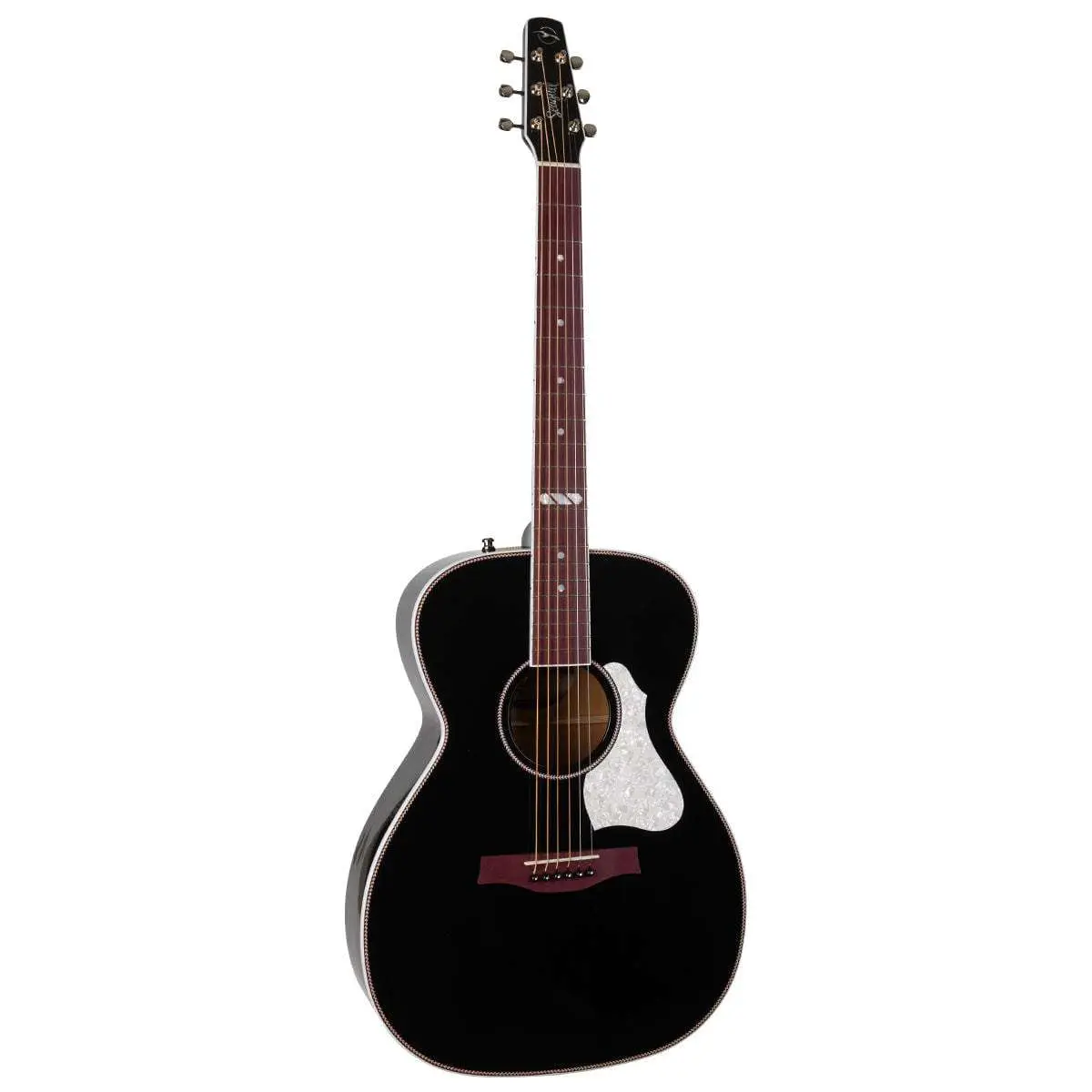 Seagull Artist LTD Electro-Acoustic Guitar ~ Tuxedo Black Anthem with Bag - Image 2
