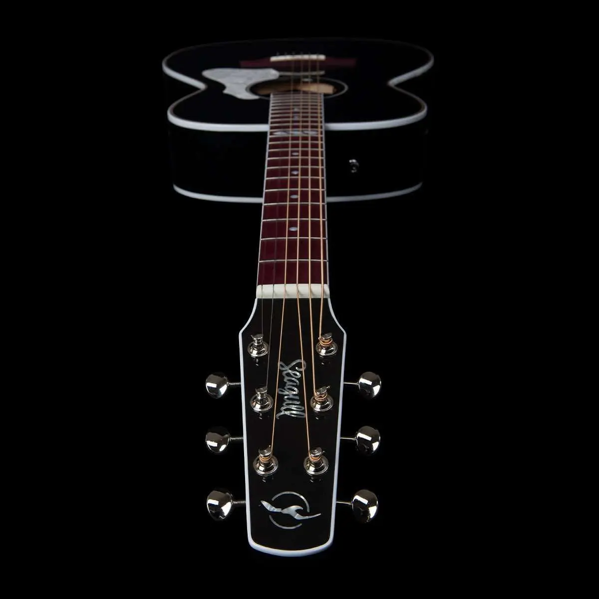 Seagull Artist LTD Electro-Acoustic Guitar ~ Tuxedo Black Anthem with Bag - Image 9