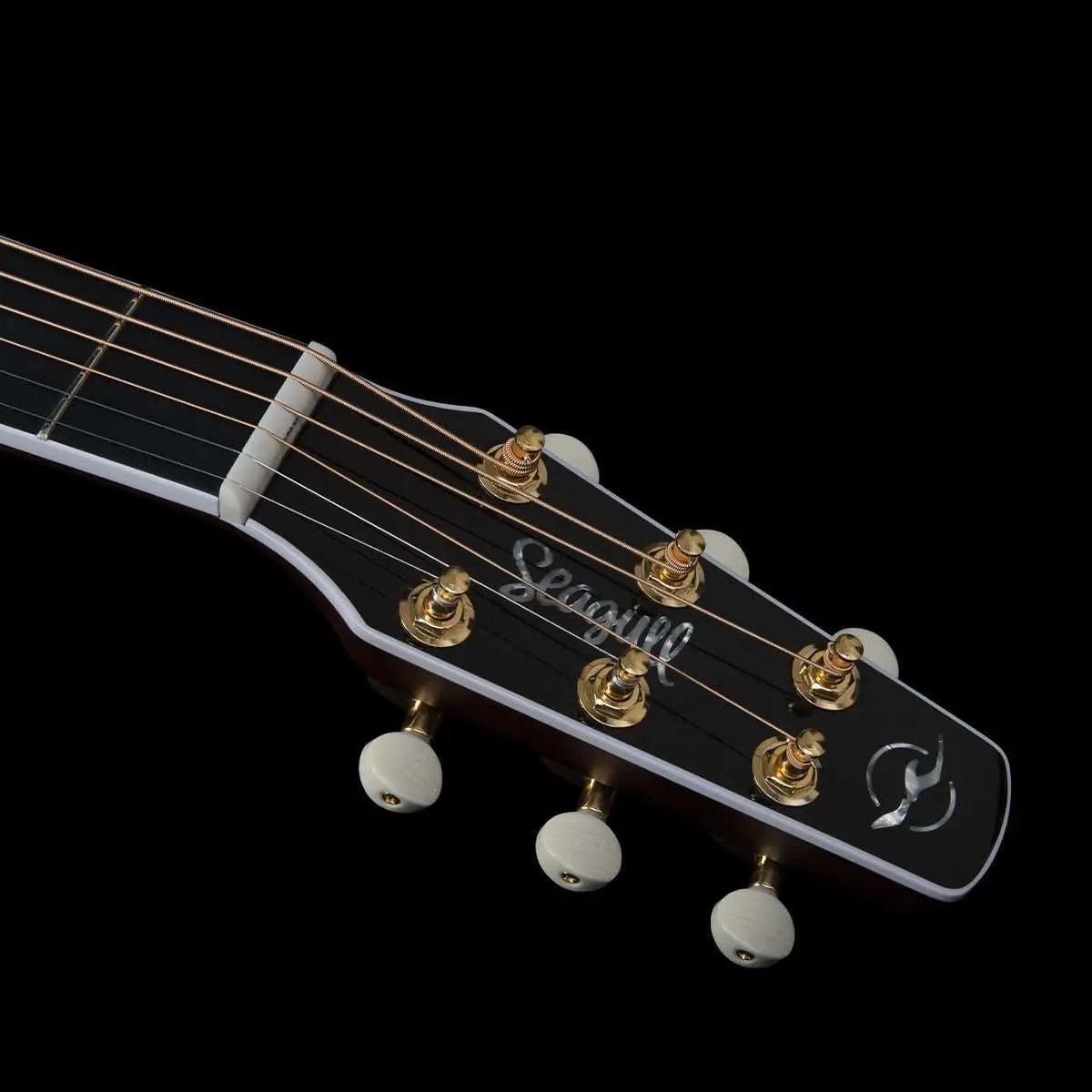 Seagull Artist Mosaic Anthem Electro-Acoustic Guitar ~ Natural with Bag - Image 10