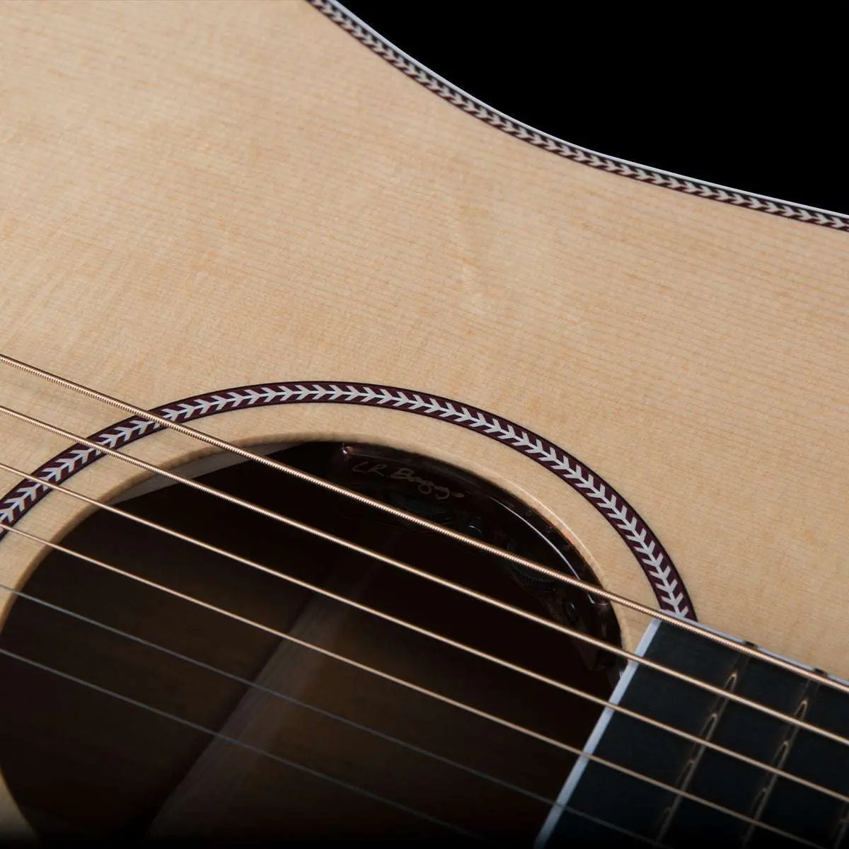 Seagull Artist Mosaic Anthem Electro-Acoustic Guitar ~ Natural with Bag - Image 11