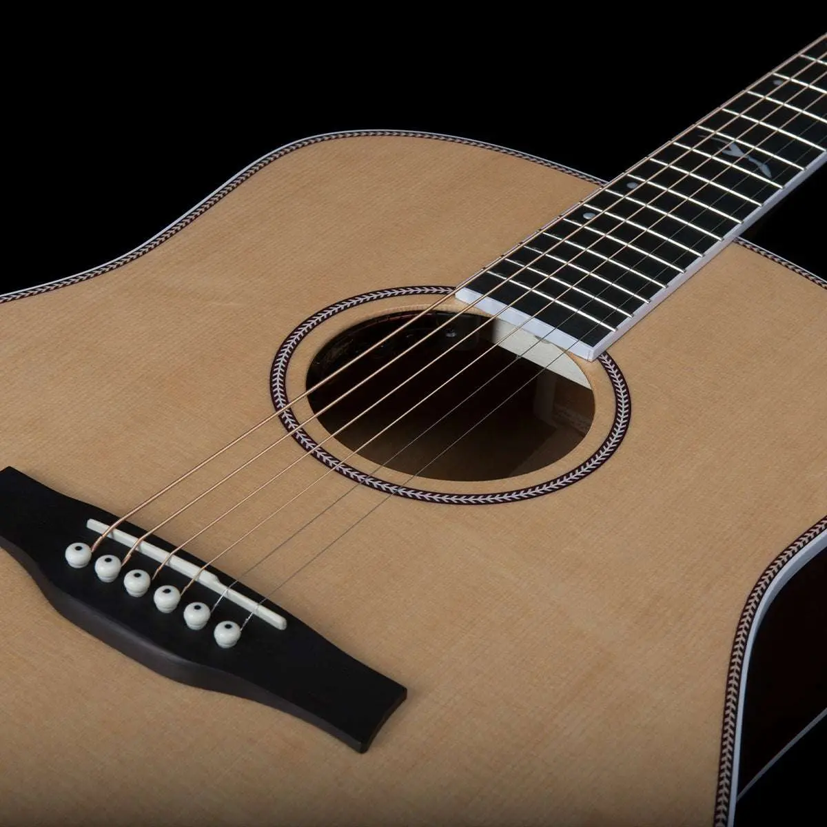 Seagull Artist Mosaic Anthem Electro-Acoustic Guitar ~ Natural with Bag - Image 15