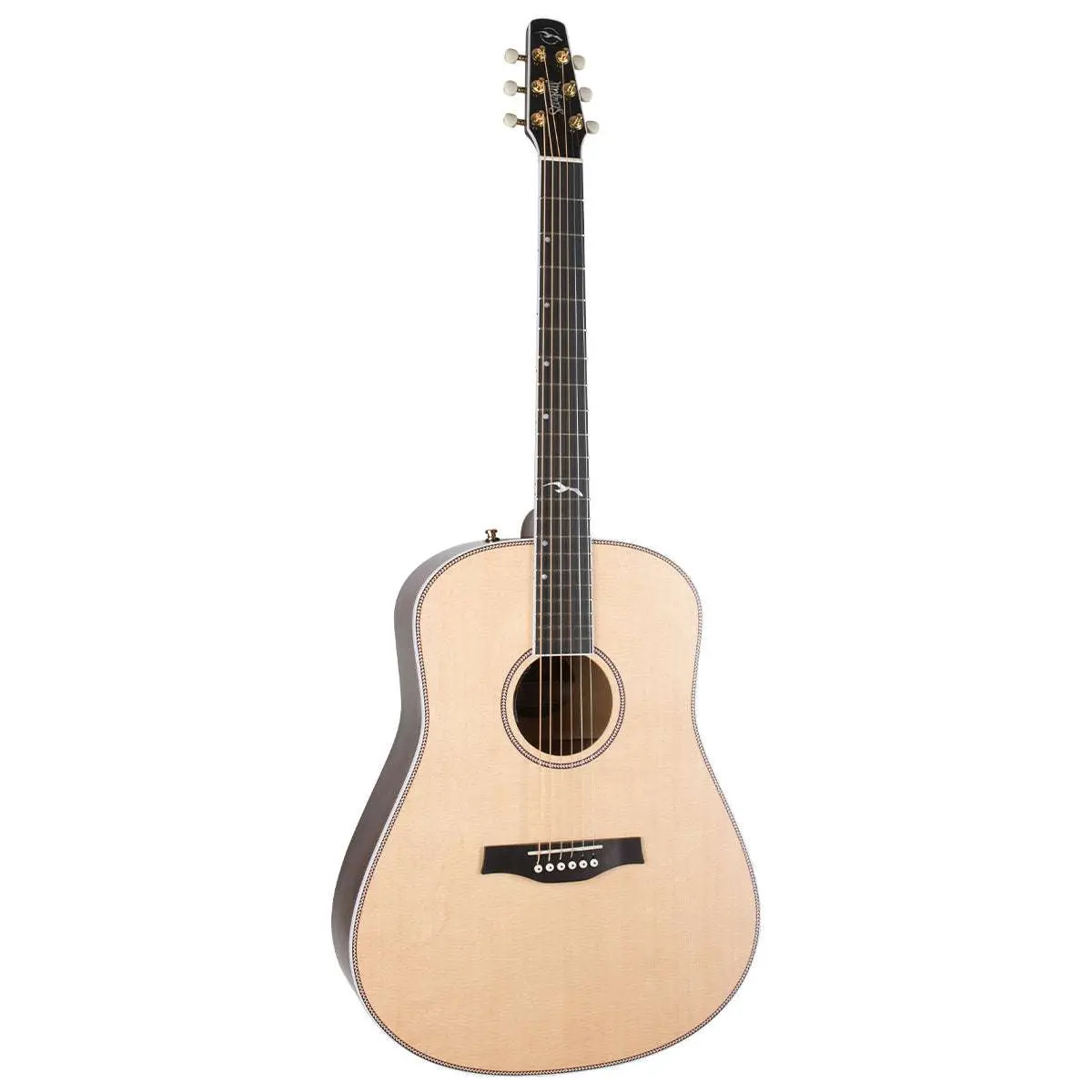 Seagull Artist Mosaic Anthem Electro-Acoustic Guitar ~ Natural with Bag - Image 2