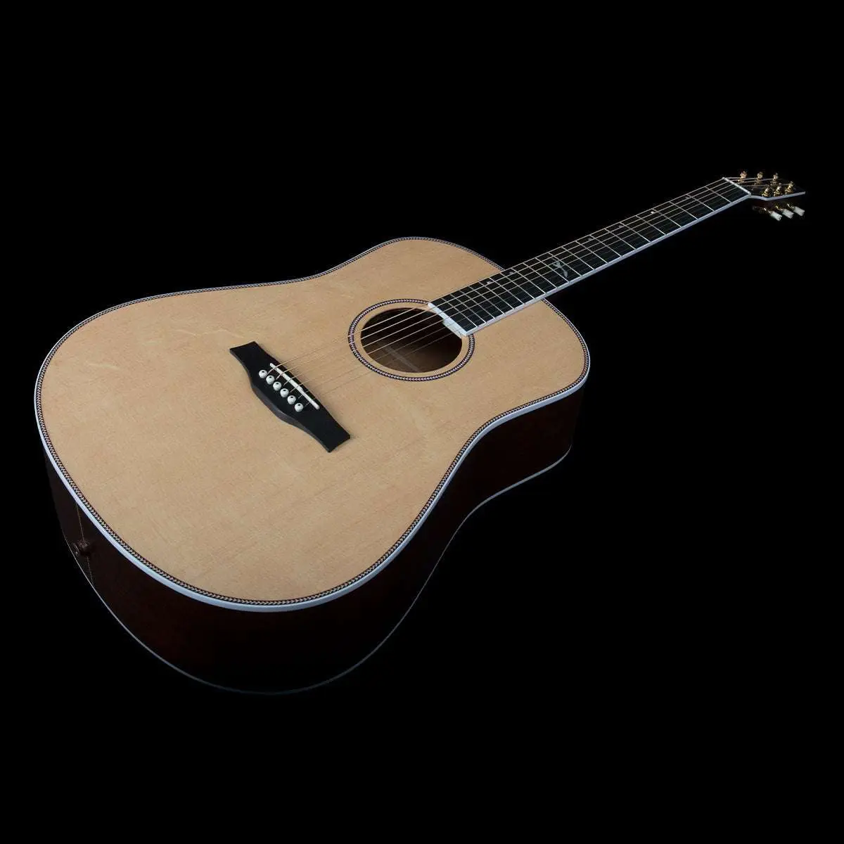Seagull Artist Mosaic Anthem Electro-Acoustic Guitar ~ Natural with Bag - Image 6