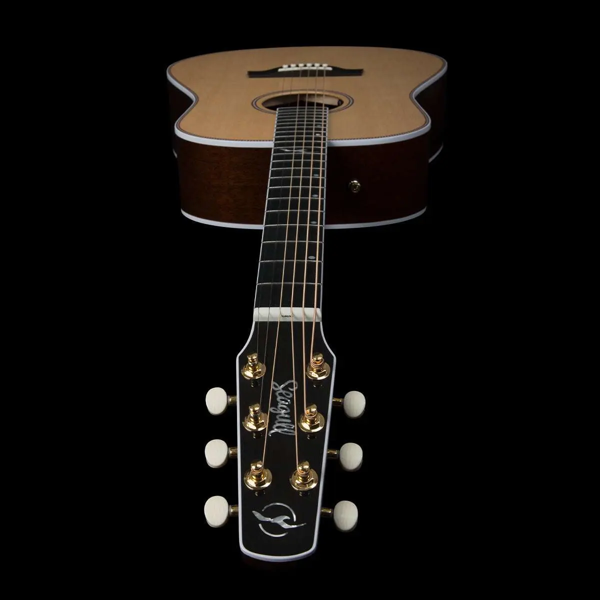 Seagull Artist Mosaic Anthem Electro-Acoustic Guitar ~ Natural with Bag - Image 8