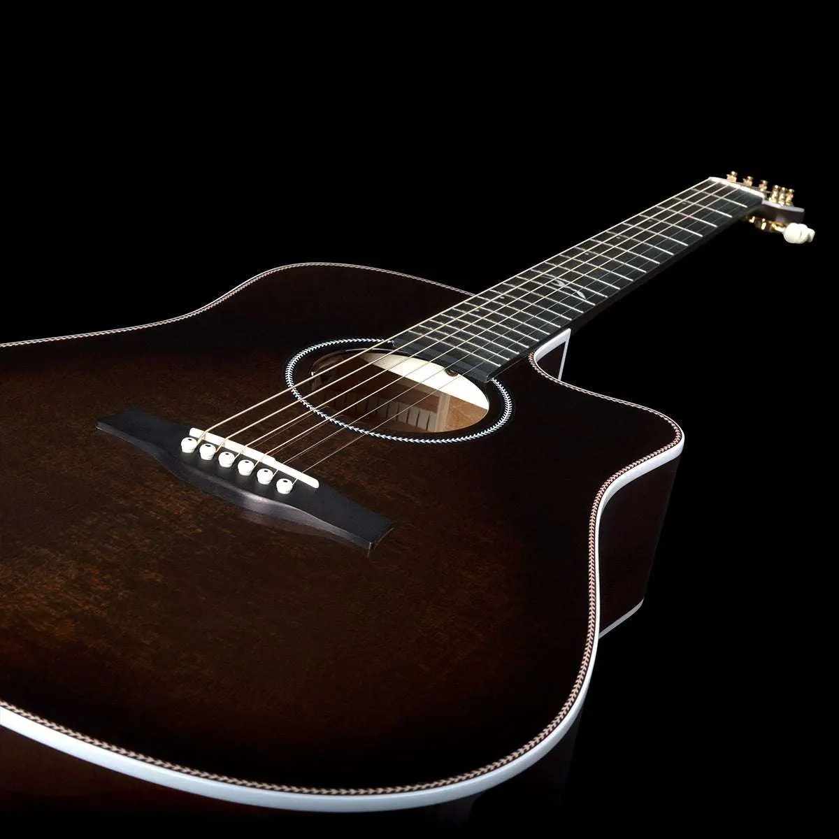 Seagull Artist Peppino Signature C/A Electro-Acoustic Guitar ~ Bourbon Burst with Bag - Image 13
