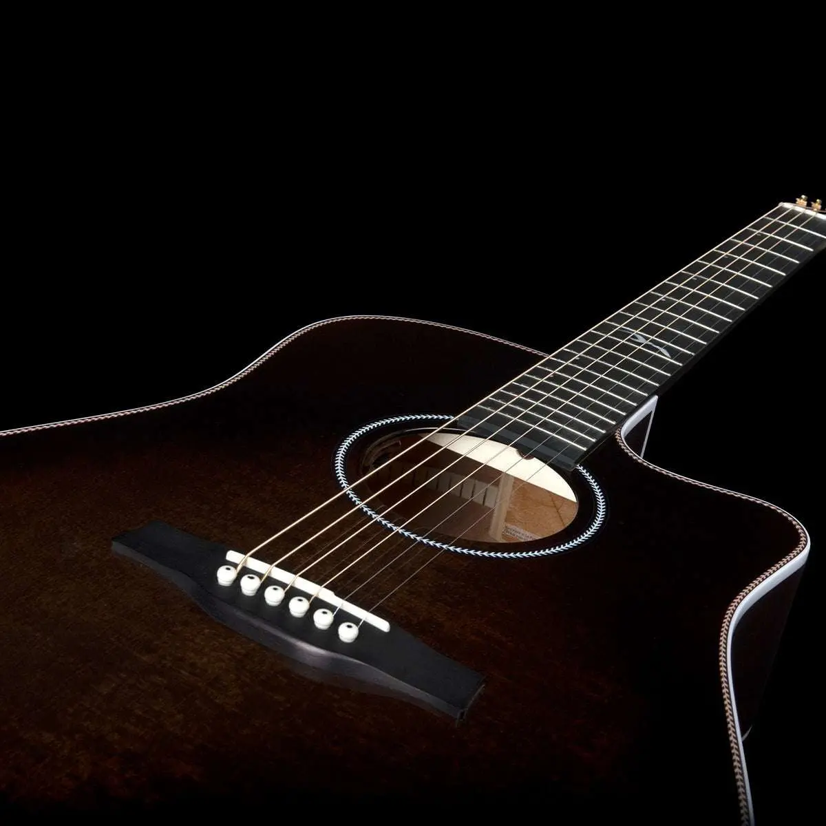 Seagull Artist Peppino Signature C/A Electro-Acoustic Guitar ~ Bourbon Burst with Bag - Image 14