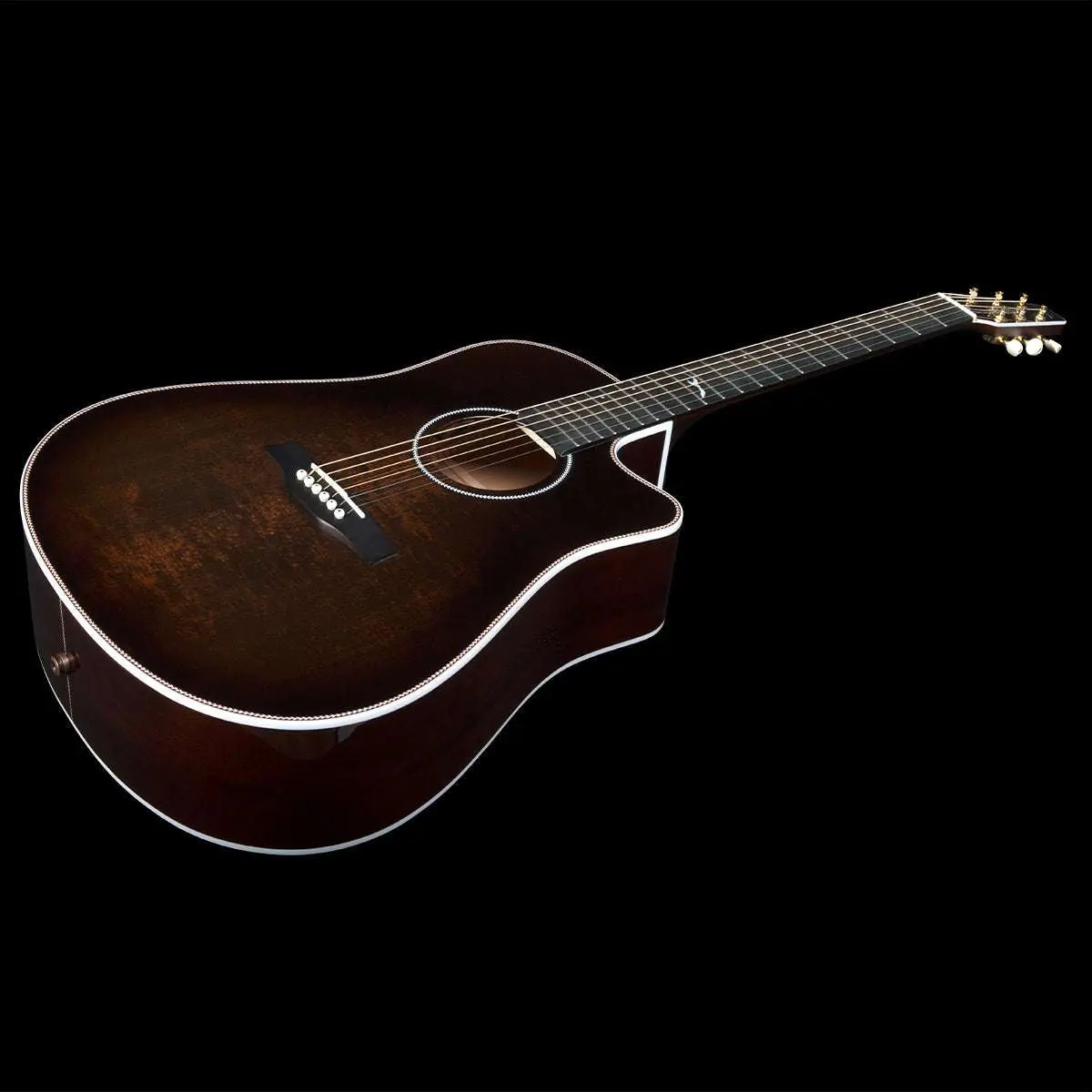 Seagull Artist Peppino Signature C/A Electro-Acoustic Guitar ~ Bourbon Burst with Bag - Image 6