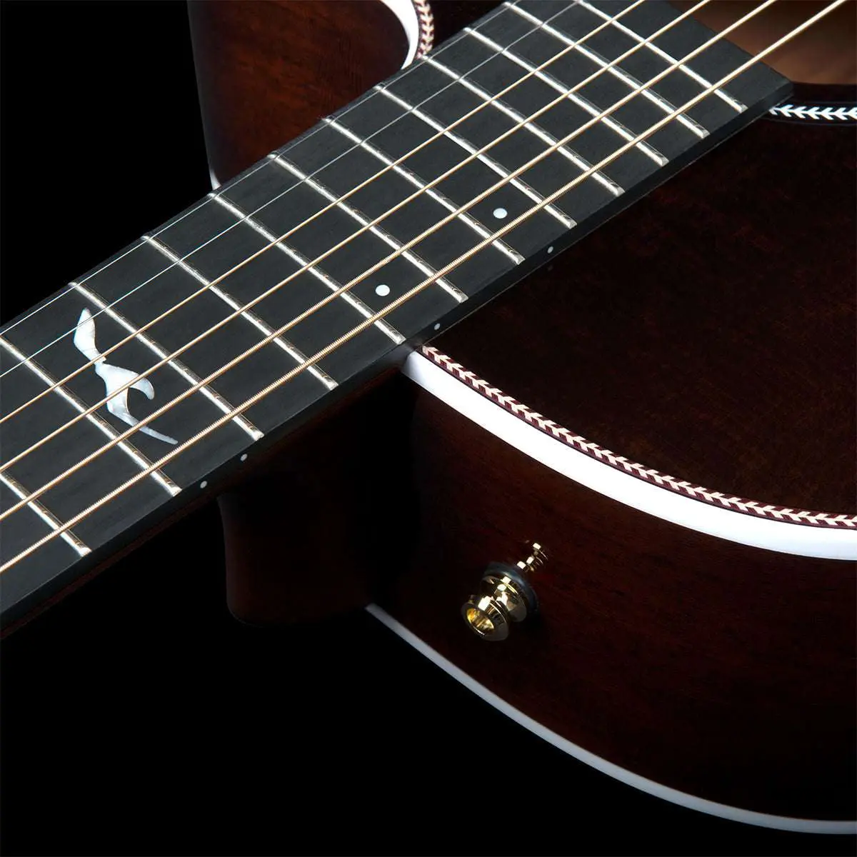Seagull Artist Peppino Signature C/A Electro-Acoustic Guitar ~ Bourbon Burst with Bag - Image 8