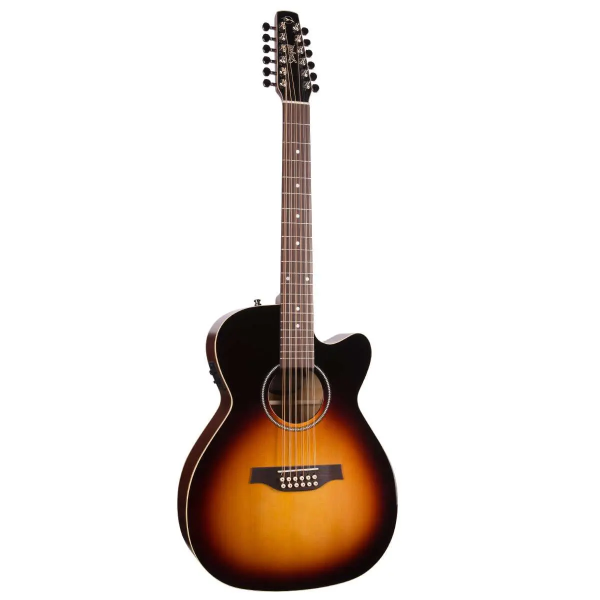 Seagull S12 CH CW Spruce Electro-Acoustic Guitar ~ Sunburst GT ~ PreSys II - Image 2