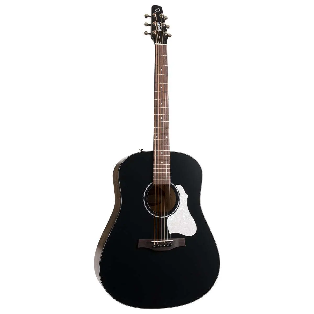Seagull S6 Classic Electro-Acoustic Guitar ~ Black A/E - Image 2